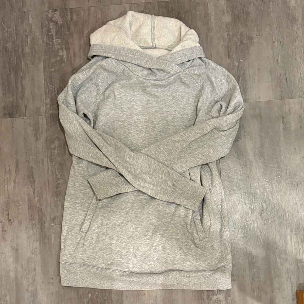 Gray Hooded Sweatshirt